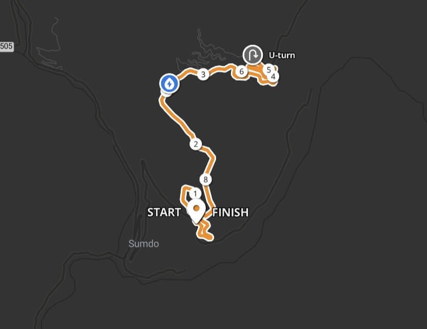 5 km Race Map