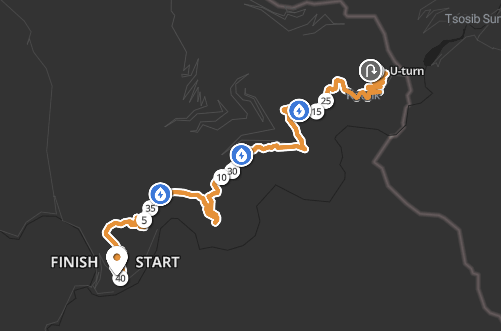 Full marathon route